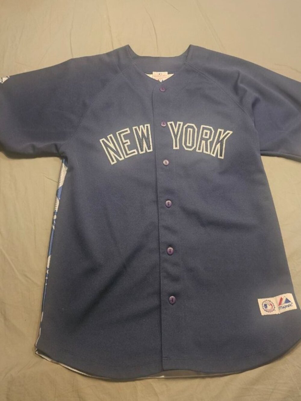 Vintage Y2K MLB New York Yankees #13 Alex Rodriguez Graphic Jersey Size Youth L - Picture 2 of 6